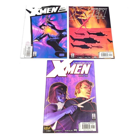 Uncanny X-Men Lot 400-406 Run Marvel Comics 7 Issues Marvel Comics 2002 VF NM - Picture 3 of 3